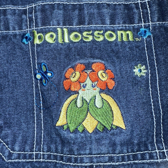 Pristine Vintage Kid’s Medium (7/8) Nintendo Pokémon Bellossom Shorts Overalls - Picture 3 of 12